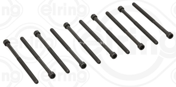 Set șuruburi / prezoane chiulasă - ELRING -  (10pcs) pentru: BMW 1 (F20), 1 (F40), 2 (F22, F87), 2 (F23), 2 (F45), 2 GRAN COUPE (F44), 2 GRAN TOURER (F46), 2 (U06), 3 (F30, F80), 3 (F31), 3 (G20, G80 1.6/2.0/2.0H 09.13-