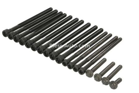 Set șuruburi / prezoane chiulasă - ELRING -  pentru: BMW 1 (E82), 1 (E88), 1 (F20), 1 (F21), 2 (F22, F87), 2 (F23), 3 (E90), 3 (E91), 3 (E92), 3 (E93), 3 (F30, F80), 3 (F31), 3 GRAN TURISMO (F34), 4 (F32 3.0/3.0H 03.06-