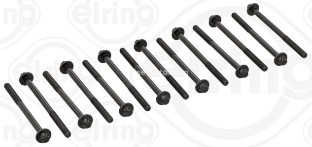 Set șuruburi / prezoane chiulasă - ELRING -  pentru: BMW 5 (F10), 5 (F11), 5 (G30, F90), 5 (G31), 7 (F01, F02, F03, F04), 7 (G11, G12), X5 (E70), X5 (F15, F85), X5 (G05, F95), X6 (E71, E72), X6 (F16, F86) 3.0D 08.11-