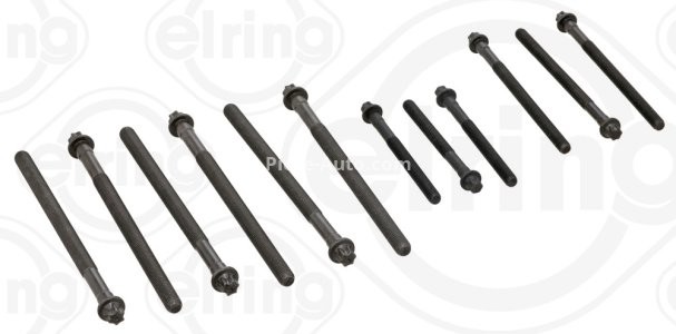 Set șuruburi / prezoane chiulasă - ELRING - pentru:  BMW 1 (E81, E87), 3 (E46, E90), X3 (E83), Z4 (E85) 1.6/2.0 06.01-