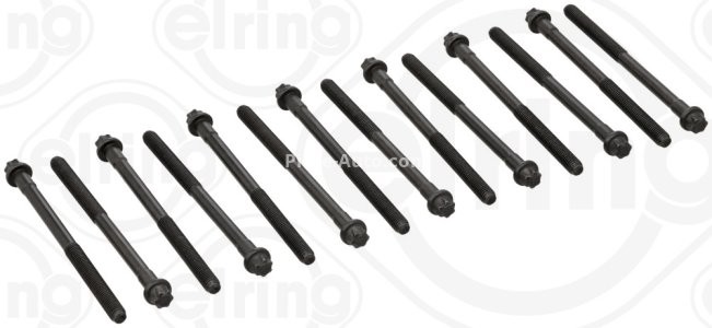 Set șuruburi / prezoane chiulasă - ELRING - pentru:  BMW 3 (E21, E30), 5 (E12, E28, E34), Z1 2.0-2.7 09.77-10.93