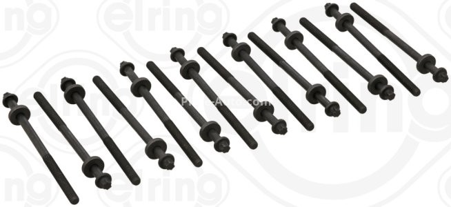 Set șuruburi / prezoane chiulasă - ELRING - pentru:  BMW 3 (E90), 5 (E60), 6 (E63), 7 (E65, E66, E67), X3 (E83), X5 (E70), X6 (E71, E72) 3.0D 10.02-