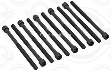 Set șuruburi / prezoane chiulasă - ELRING -  pentru: BMW 1 (F20), 1 (F21), 2 (F22, F87), 2 (F23), 2 (G42, G87), 3 (F30, F80), 3 (F31), 3 (G20, G80, G28), 3 (G21), 3 (G21, G81), 3 GRAN TURISMO (F34), 4 (F32 2.0/2.0H 07.15-