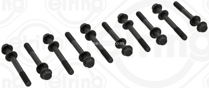 Set șuruburi / prezoane chiulasă - ELRING -  pentru: CHEVROLET AVEO / KALOS, MATIZ, SPARK; DAEWOO KALOS, MATIZ; FSO MATIZ 1.0/1.0LPG/1.2 06.00-