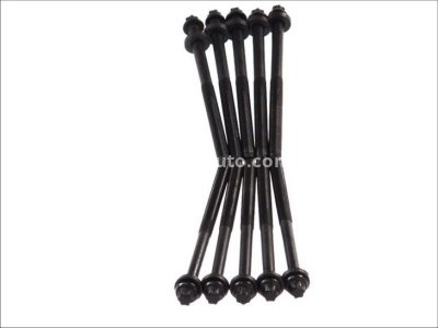 Set șuruburi / prezoane chiulasă - ELRING - pentru:  CITROEN AX, SAXO, XSARA; NISSAN MICRA II; PEUGEOT 106 I, II; ROVER 100/METRO 1.5D 06.94-