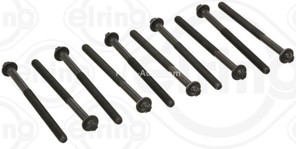 Set șuruburi / prezoane chiulasă - ELRING - pentru:  CITROEN XANTIA, XSARA, ZX; PEUGEOT 306, 406 1.8 06.95-04.03
