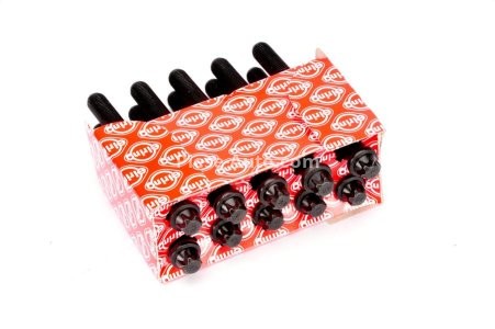 Set șuruburi / prezoane chiulasă - ELRING - pentru:  DACIA SOLENZA; MITSUBISHI CARISMA; OPEL ARENA; RENAULT CLIO I, II, ESPACE III, KANGOO, LAGUNA I, MEGANE I, SCENIC I, TRAFIC; VOLVO S40 I, 440 K, 460 L 1.9 09.90-