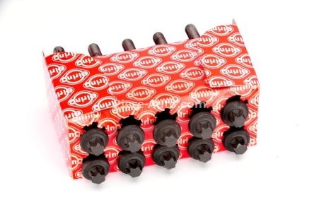 Set șuruburi / prezoane chiulasă - ELRING - pentru:  DACIA LOGAN, II, SANDERO, II; NISSAN KUBISTAR; RENAULT CLIO II, III, IV, KANGOO, MODUS/GRAND, THALIA I, II, TWINGO I, II, WIND 1.2 01.01-