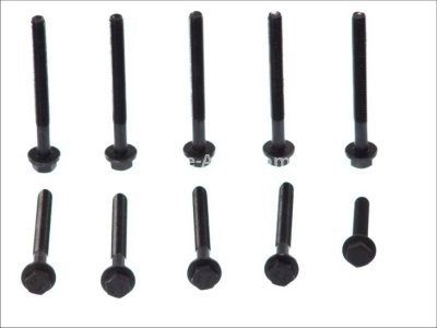 Set șuruburi / prezoane chiulasă - ELRING - pentru:  FIAT CINQUECENTO, FIORINO, PANDA, SEICENTO, UNO; SEAT FURA, IBIZA I, MARBELLA, TERRA 0.8/0.9 04.72-01.10