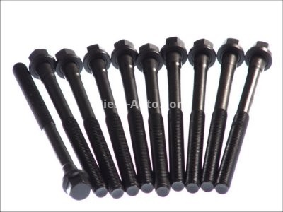 Set șuruburi / prezoane chiulasă - ELRING - pentru:  FORD ESCORT III, IV, V, VII, FIESTA II, III, ORION I, II, III, SIERRA 1.1-1.6 09.80-