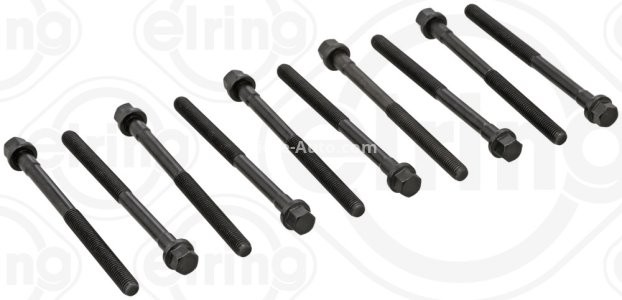 Set șuruburi / prezoane chiulasă - ELRING - pentru:  FORD ESCORT III, IV, V, VII, FIESTA II, III, ORION I, II, III, SIERRA 1.1-1.6 09.80-
