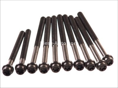 Set șuruburi / prezoane chiulasă - ELRING - pentru:  FORD C-MAX, FIESTA IV, FOCUS, II, GALAXY, MONDEO IV, S-MAX, TOURNEO CONNECT, TRANSIT CONNECT 1.8D 10.98-