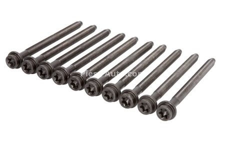 Set șuruburi / prezoane chiulasă - ELRING - pentru:  FORD C-MAX, FIESTA IV, V, VI, FOCUS II, III, FUSION, GALAXY, MONDEO IV, PUMA, S-MAX; MAZDA 121 III, 2, 3; VOLVO C30, S40 II, V50 1.2/1.4/1.6 08.95-