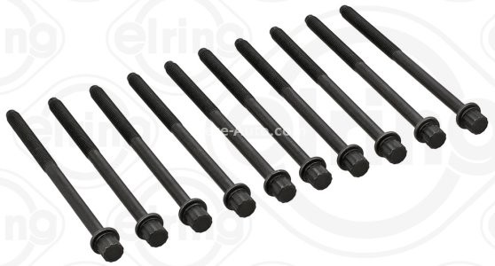 Set șuruburi / prezoane chiulasă - ELRING -  pentru: HONDA ACCORD IX, ACCORD VIII, CIVIC IX, CIVIC VIII, CIVIC X, CROSSROAD, CR-V III, CR-V IV, FR-V 1.6-2.4 09.05-