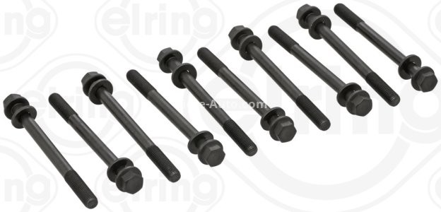 Set șuruburi / prezoane chiulasă - ELRING - pentru:  HONDA ACCORD VI, CIVIC V, VI, CRX III, HR-V, LOGO; ROVER 400 1.3-1.6 03.92-
