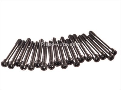 Set șuruburi / prezoane chiulasă - ELRING - pentru:  HYUNDAI GALLOPER I, II, GRACE, H100, H-1, PORTER, TERRACAN; KIA BONGO, K2500, PREGIO; MITSUBISHI GALANT II, GALLOPER, PAJERO 2.3-2.6 09.80-