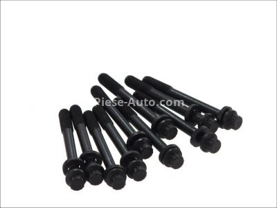 Set șuruburi / prezoane chiulasă - ELRING - pentru:  HYUNDAI H-1, SANTA FE I, SONATA IV, TRAJET; KIA SORENTO I; MITSUBISHI CARISMA, ECLIPSE, GALANT IV, V, LANCER VI, L 200, L 300, L 400 2.0/2.4 05.92-