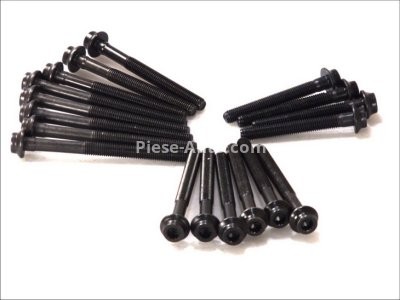 Set șuruburi / prezoane chiulasă - ELRING - pentru:  DAEWOO MUSSO; MERCEDES 190 (W201), V (638/2), VITO (638), SPRINTER, T2/LN1 2.0/2.3 08.83-