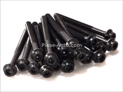 Set șuruburi / prezoane chiulasă - ELRING - pentru:  DAEWOO MUSSO; MERCEDES 190 (W201), V (638/2), VITO (638), SPRINTER, T2/LN1 2.0/2.3 08.83-