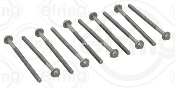 Set șuruburi / prezoane chiulasă - ELRING - pentru:  MERCEDES C (W203), CLK (C209), E (W211), SPRINTER 1.8 11.02-