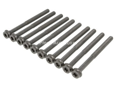 Set șuruburi / prezoane chiulasă - ELRING - pentru:  MERCEDES C (W202), CLK (C208), CLS (C219), E (W210, W211), G (W463), M (W163), R (W251, V251), S (W220), SL (R129), SLK (R171) 4.3/5.0/5.4 06.97-