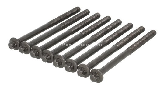 Set șuruburi / prezoane chiulasă - ELRING - pentru:  MERCEDES C (W203, W204), CLK (C209), E (C207, W211, W212), M (W166), R (W251), S (W221), SL (R230), SLK (R171), SPRINTER, VITO, VITO/MIXTO 2.5/3.0/3.5i 06.04-