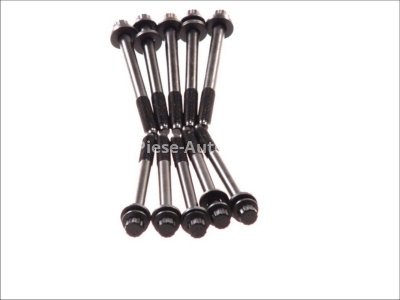 Set șuruburi / prezoane chiulasă - ELRING - pentru:  MITSUBISHI COLT V, VI, LANCER V, VI, MIRAGE, SPACE STAR; PROTON AEROBACK, JUMBUCK, PERSONA, SALOON, SATRIA, WIRA 1.3/1.5/1.6 01.91- 1