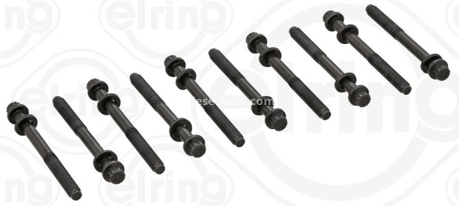 Set șuruburi / prezoane chiulasă - ELRING - pentru:  MITSUBISHI GALANT II, L 300, PAJERO II, SAPPORO II 2.0/2.4 08.80-