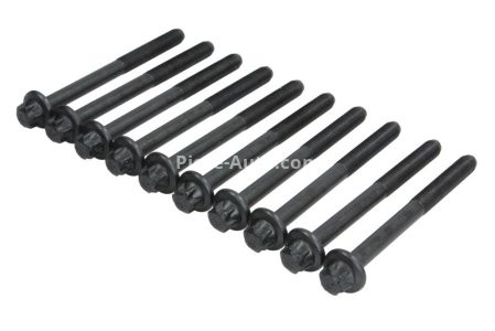 Set șuruburi / prezoane chiulasă - ELRING -  pentru: NISSAN JUKE, PULSAR, QASHQAI II, TIIDA, X-TRAIL III; RENAULT CLIO IV, ESPACE V, MEGANE IV, TALISMAN 1.6/1.8 06.10-