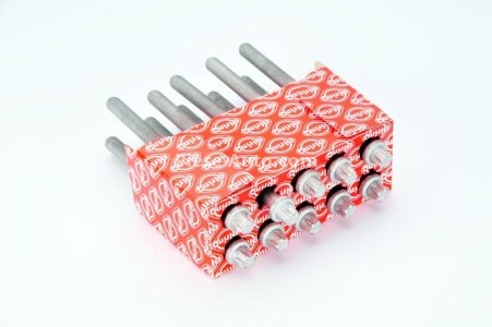 Set șuruburi / prezoane chiulasă - ELRING - pentru:  OPEL ASCONA B, C, ASTRA F, G, CORSA A, B, VECTRA A, B 1.2-1.8 03.79-