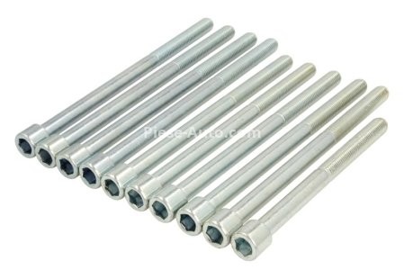 Set șuruburi / prezoane chiulasă - ELRING -  pentru: SEAT AROSA; SKODA FABIA I, FABIA I PRAKTIK, OCTAVIA I; VW LUPO I 1.0/1.4 10.98-05.03