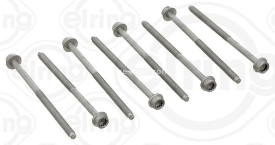 Set șuruburi / prezoane chiulasă - ELRING - pentru:  SEAT AROSA, CORDOBA, IBIZA III, INCA; SKODA FABIA; VW CADDY II, FOX, LUPO, POLO 1.0/1.2/1.4 11.95- 3