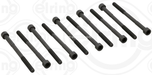 Set șuruburi / prezoane chiulasă - ELRING - pentru:  TOYOTA ALLION I, AURIS, AVENSIS, CELICA, COROLLA, MATRIX, RAV 4 II, YARIS, LITEACE 1.4/1.6/1.8 10.97-