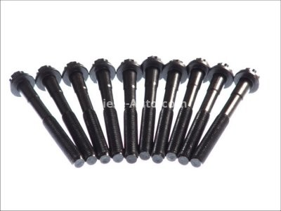 Set șuruburi / prezoane chiulasă - ELRING - pentru:  TOYOTA AVENSIS, CALDINA, CAMRY, CARINA II, E, CELICA, CORONA, PICNIC, RAV 4 I, SCEPTER, VISTA, WINDOM 2.0/2.2 03.83-