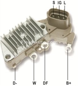 Releu tensiune / încărcare (14V) pentru: TOYOTA COROLLA, HIACE IV, PASEO, STARLET 1.3-2.7 08.89-12.06