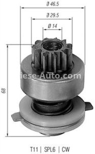 Bendix electromotor MAGNETI MARELLI