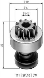 Bendix electromotor MAGNETI MARELLI