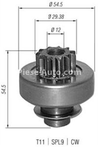 Bendix electromotor  pentru: VOLVO 440; CITROEN BERLINGO, BERLINGO/MINIVAN; PEUGEOT PARTNER, PARTNER/MINIVAN 1.4/1.9D 07.94-12.15