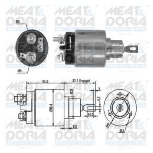 Bobină / solenoid electromotor pentru: CITROEN BX, C25, C5 I, C5 II, C5 III, C6, C8, JUMPER I, VISA, XANTIA, XSARA, ZX; FIAT DUCATO, TALENTO; LANCIA PHEDRA; PEUGEOT 205 I, 205 II 1.6-3.0 01.71-
