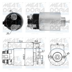 Bobină / solenoid electromotor pentru: HYUNDAI I30; KIA CEE'D, CERATO I, PRO CEE'D 2.0 04.04-12.12