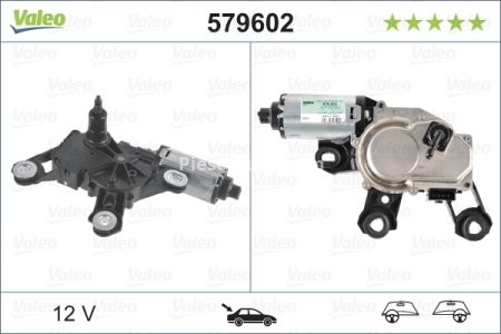Motor ștergator spate pentru: AUDI A4 ALLROAD B8, A4 B8, A6 ALLROAD C6, A6 C6 11.04-05.16 3