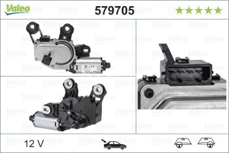 Motor ștergator spate pentru: AUDI A4 ALLROAD B8, A4 B8 11.07-05.16 3