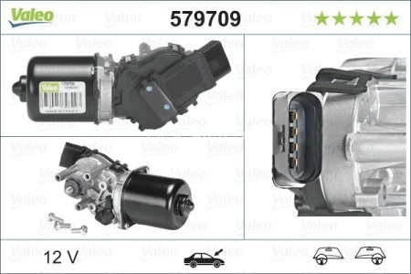 Motor ștergator parbriz pentru: AUDI A2 02.00-08.05