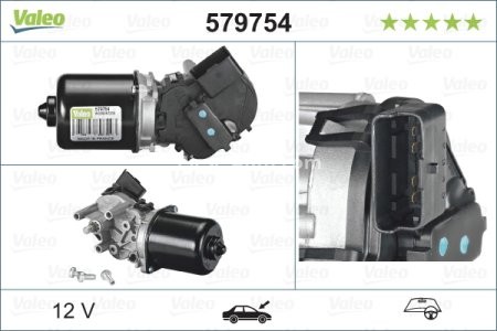 Motor ștergator parbriz pentru: NISSAN QASHQAI I 11.06-12.13