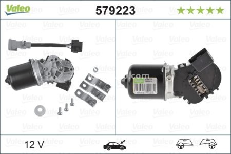Motor ștergator parbriz pentru: RENAULT MEGANE I, MEGANE I CLASSIC, MEGANE I COACH 01.96-08.03 3