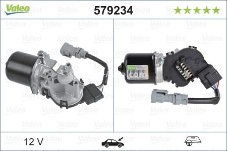 Motor ștergator parbriz pentru: RENAULT CLIO II, CLIO II/HATCHBACK, THALIA I, THALIA II 02.98- 3
