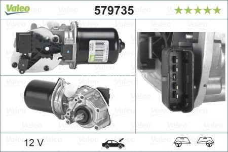 Motor ștergator parbriz pentru: RENAULT GRAND SCENIC II, SCENIC II 06.03-07.10