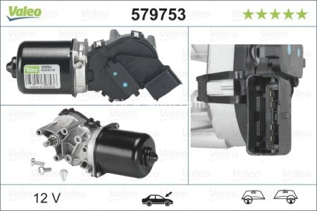 Motor ștergator parbriz  (vehiculul cu mina stângaa / dreapta) pentru: RENAULT LAGUNA II 03.01-12.07 3