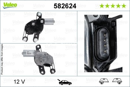 Motor ștergator spate pentru: CUPRA ATECA; SEAT ARONA, ATECA, IBIZA V, MII; SKODA CITIGO, E-CITIGO, FABIA IV, KAMIQ, OCTAVIA IV, SCALA; VW GOLF ALLTRACK VII, GOLF SPORTSVAN VII 08.11-