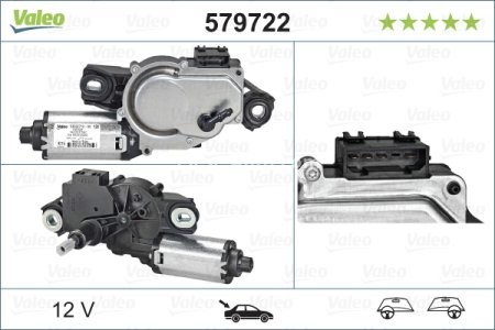 Motor ștergator spate pentru: VW CADDY ALLTRACK, CADDY ALLTRACK/MINIVAN, CADDY III, CADDY III/MINIVAN, CADDY IV, CADDY IV/MINIVAN 03.04- 3
